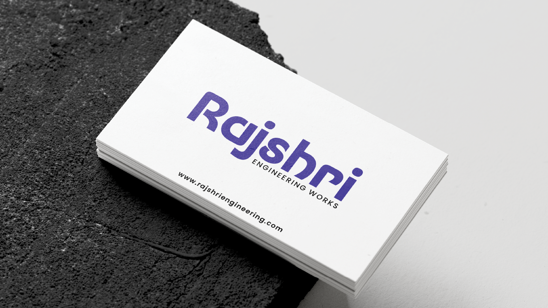 Rajshri Business Cards Mockup